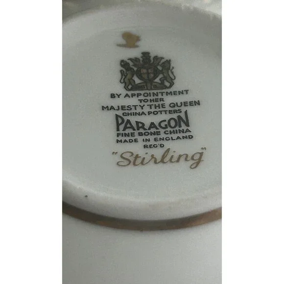Vintage~NOS with tag Paragon “Stirling” Teacup and Saucer - Picture 4 of 9